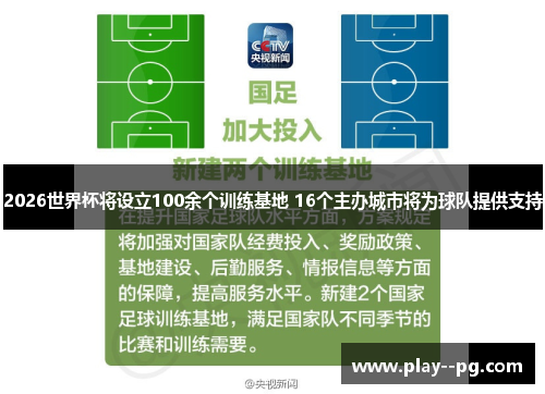 2026世界杯将设立100余个训练基地 16个主办城市将为球队提供支持 2026世界杯将设立100余个训练基地 16个主办城市将为球队提供支持
